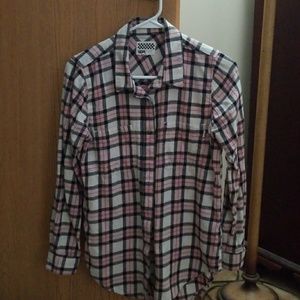 Vans worn once flannel